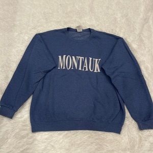 Blue Montauk Crewneck